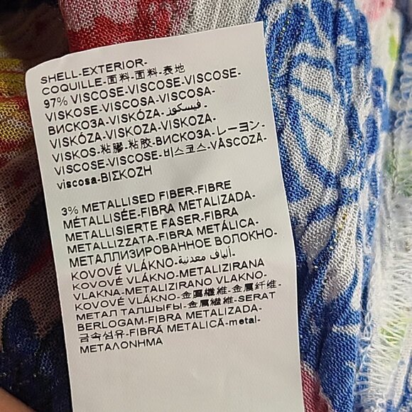 Desigual Whimsical Summer Floral Multicolored and Multiprint Blouse - Picture 13 of 13